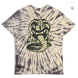 Cobra Kai Logo Tie Dye Graphic Tee Size Large